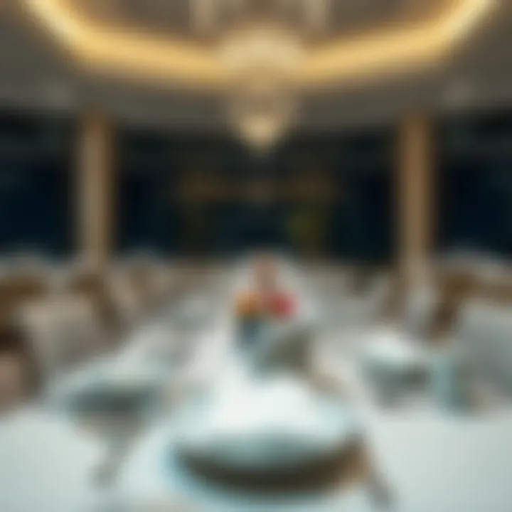 Exquisite dining experience within the hotel