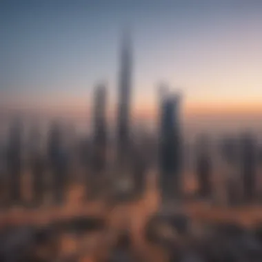 Iconic Towers Reshaping Dubai's Urban Landscape A striking skyline view of Dubai featuring iconic towers
