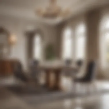 Exceptional Dining Sets in Dubai Elegant dining sets featuring unique craftsmanship