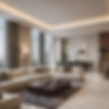 Sophisticated Interior Design at Topaz Premium Residences Elegant interior living space of a Topaz Premium Residence highlighting contemporary furnishings