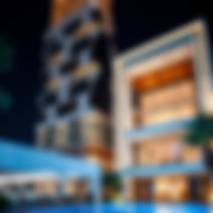 Architectural Elegance of Tower 108 Architectural view of Tower 108 showcasing its modern design