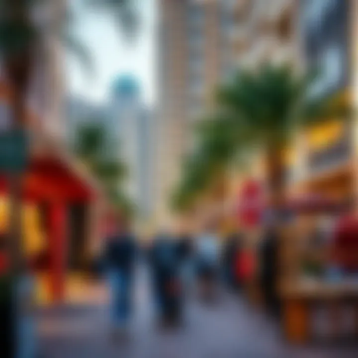 Community Vibe Around Tower 108 Vibrant community atmosphere around Tower 108 in JVC