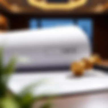 A visual representation of legal documents related to property investment in Dubai.