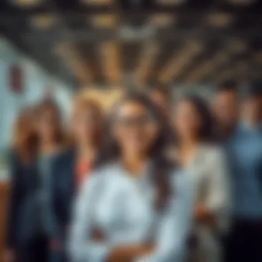 A diverse group of professionals symbolizing talent attraction