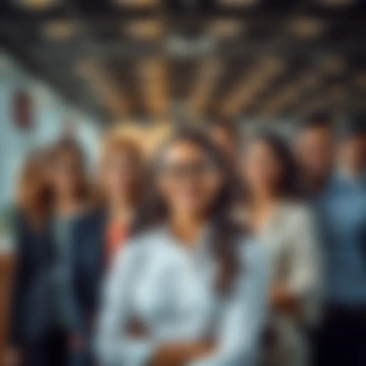 A diverse group of professionals symbolizing talent attraction