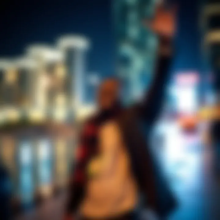 Successful job seeker celebrating