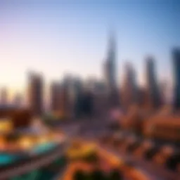 Luxurious Dubai skyline showcasing high-end real estate
