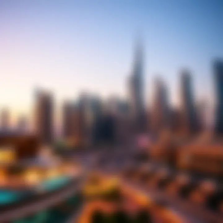 The Skyline of Luxury: Dubai's High-End Real Estate Luxurious Dubai skyline showcasing high-end real estate
