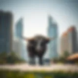 Visual representation of a bull market in real estate