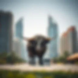 Visual representation of a bull market in real estate