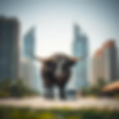 Visual representation of a bull market in real estate