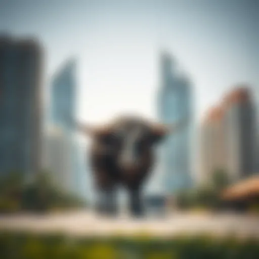 Visual representation of a bull market in real estate