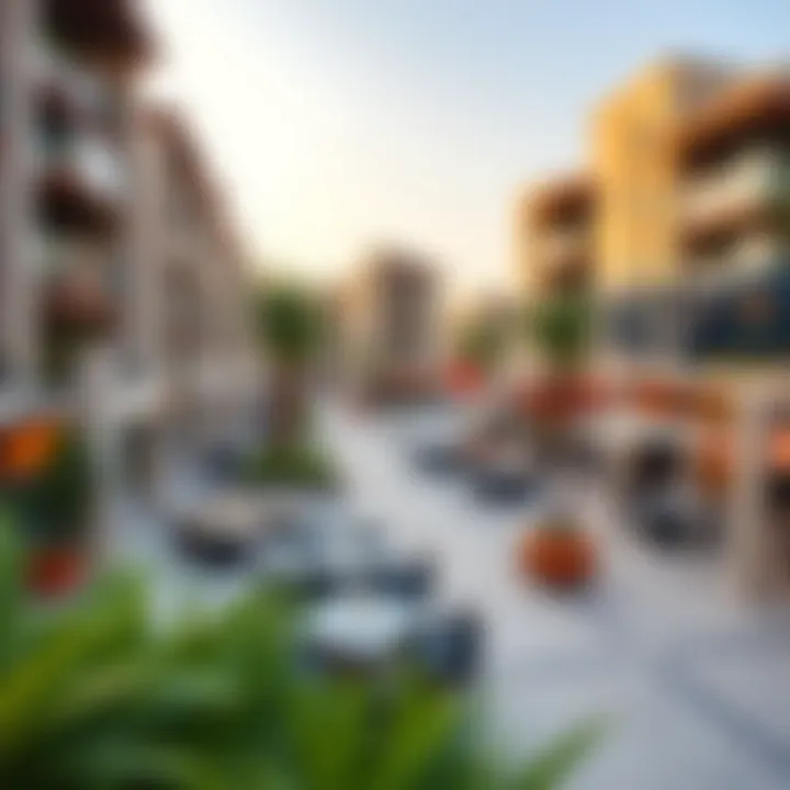 Panoramic view of C7 community amenities and facilities