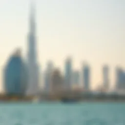 A scenic view of Dubai's skyline during a public holiday