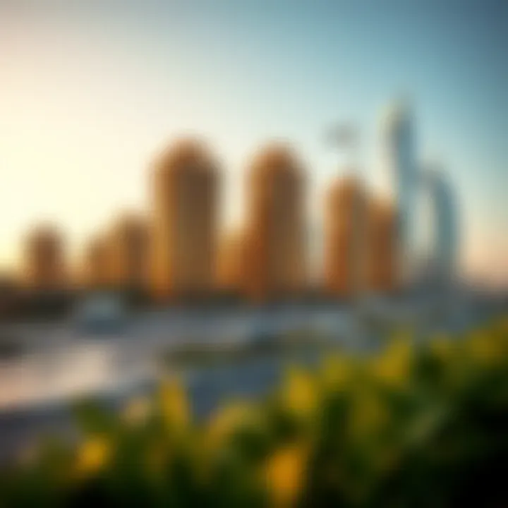 Symbolic representation of investment growth in Dubai real estate