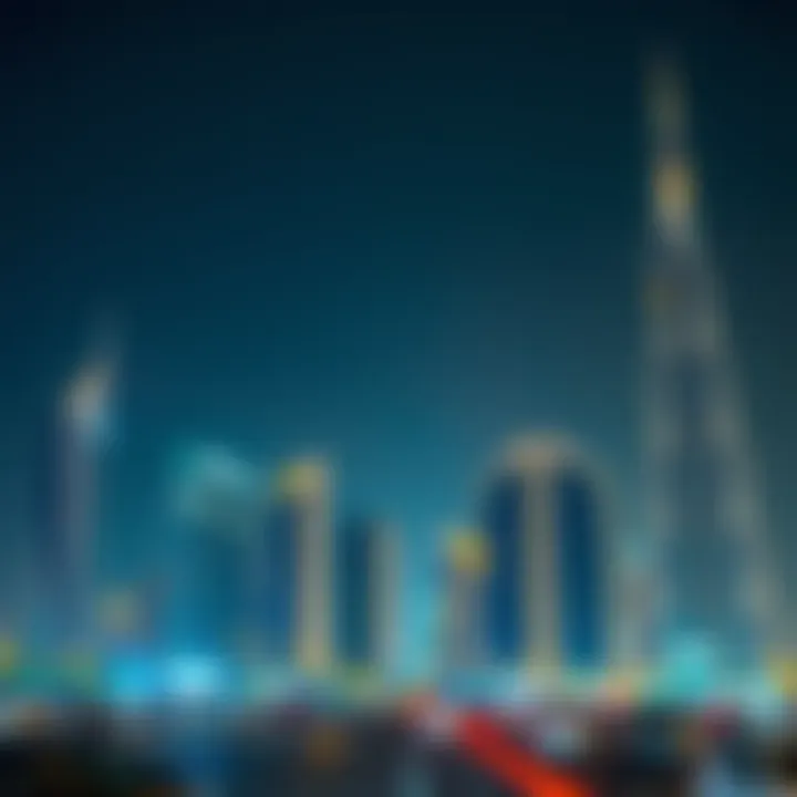 Dubai Skyline: A Modern Perspective An overview of Dubai's skyline with an emphasis on its modern architecture.