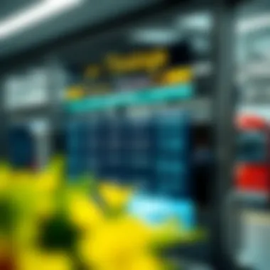 Dubai Metro schedule display showcasing holiday timings