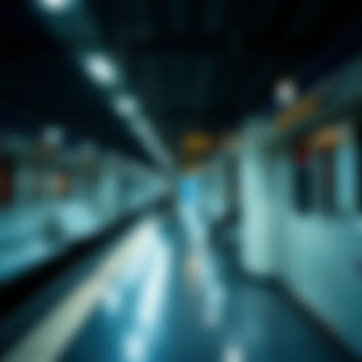 Relaxed environment during non-peak hours on Dubai Metro