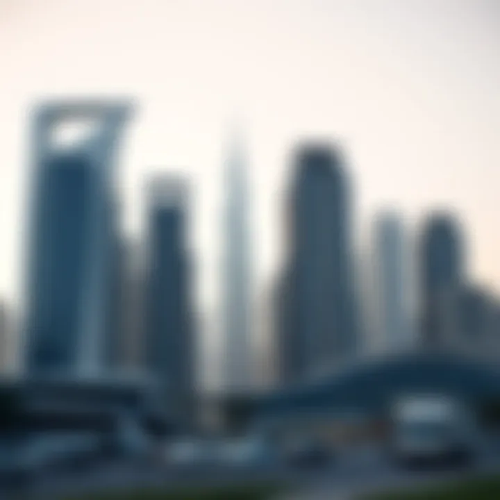 Modern Architecture in Dubai Dubai skyline showcasing modern architecture