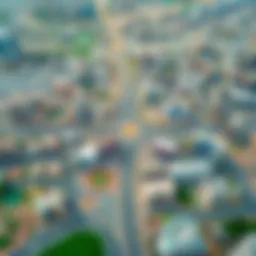 Aerial view of Mussafah M37 showcasing its urban layout