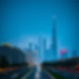 Dubai skyline representing residency options