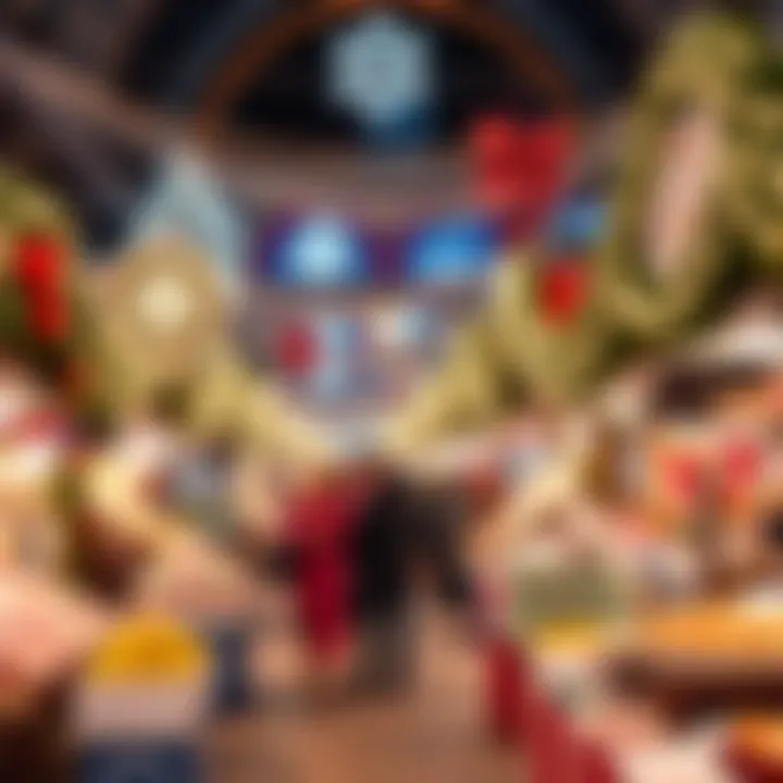 Holiday Market in the UAE A vibrant market scene during the holiday season