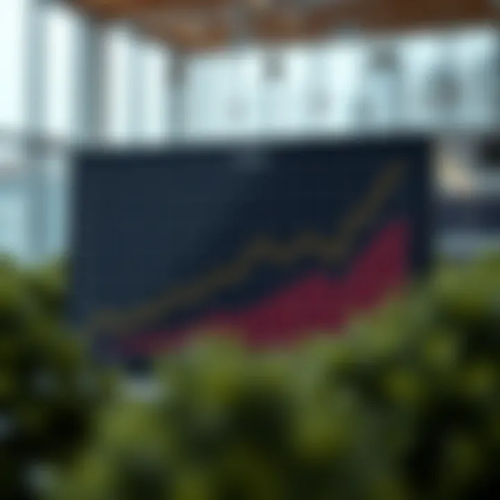 A graph illustrating the trends in solar panel pricing over recent years