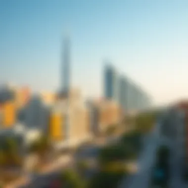 Emerging Neighborhoods: The Future of Urban Living in Dubai A vibrant neighborhood under development reflecting modern urban planning