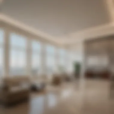 Inside the Rental Dispute Centre Interior view of the Rental Dispute Centre in Dubai
