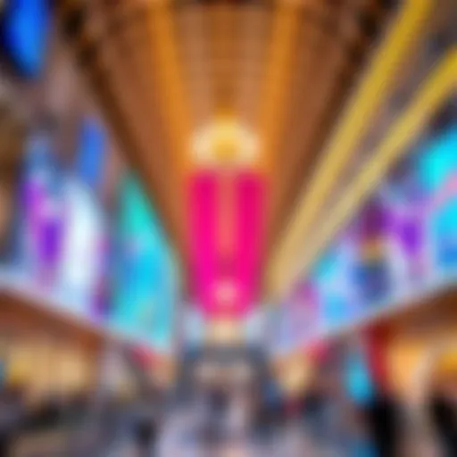 Interior view showcasing the vibrant atmosphere of Dubai Mall