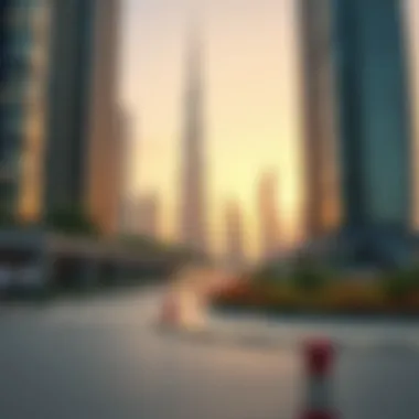 An infographic illustrating different types of tourist visas available for Dubai.