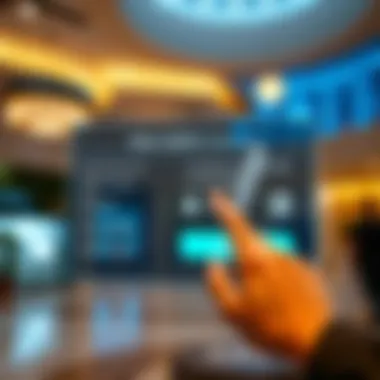 Digital interface for visa status check