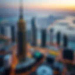 Aerial view of Vera Dubai showcasing modern architecture and skyline