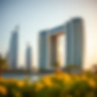 Stunning architectural design of Wasl 1 Residences