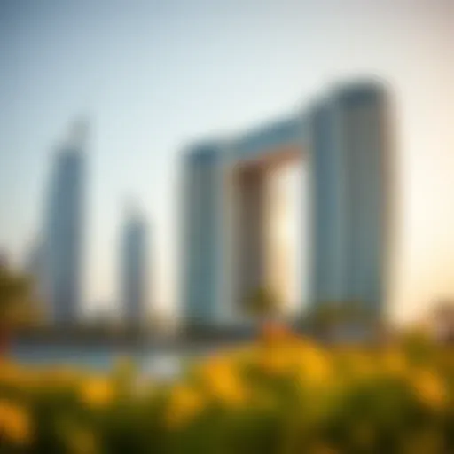 Stunning architectural design of Wasl 1 Residences