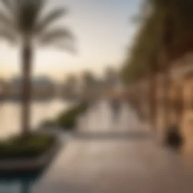 Scenic Promenade at Yas Water Edge Scenic waterfront promenade in Yas Water Edge